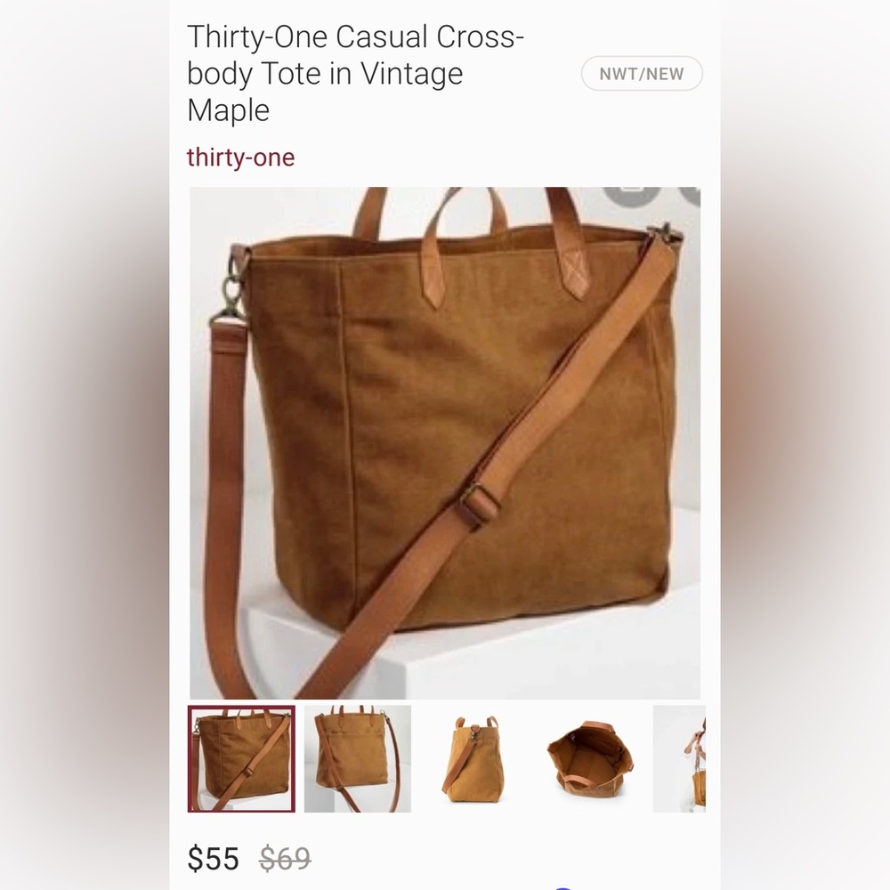 Brand New In Package. Thirty One Casual Crossbody